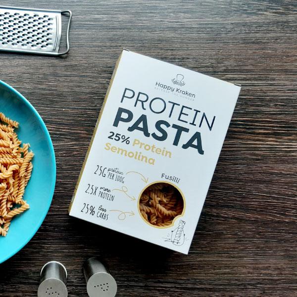 Protein Pasta Semolina 25% Protein - Fusilli