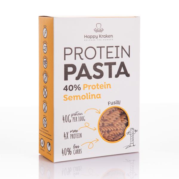 Protein Pasta Semolina 40% Protein - Fusilli