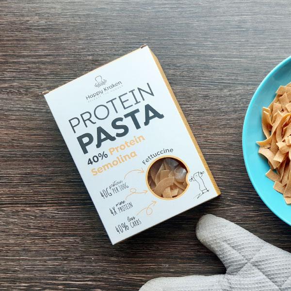 Protein Pasta Semolina 40% Protein - Fettuccine